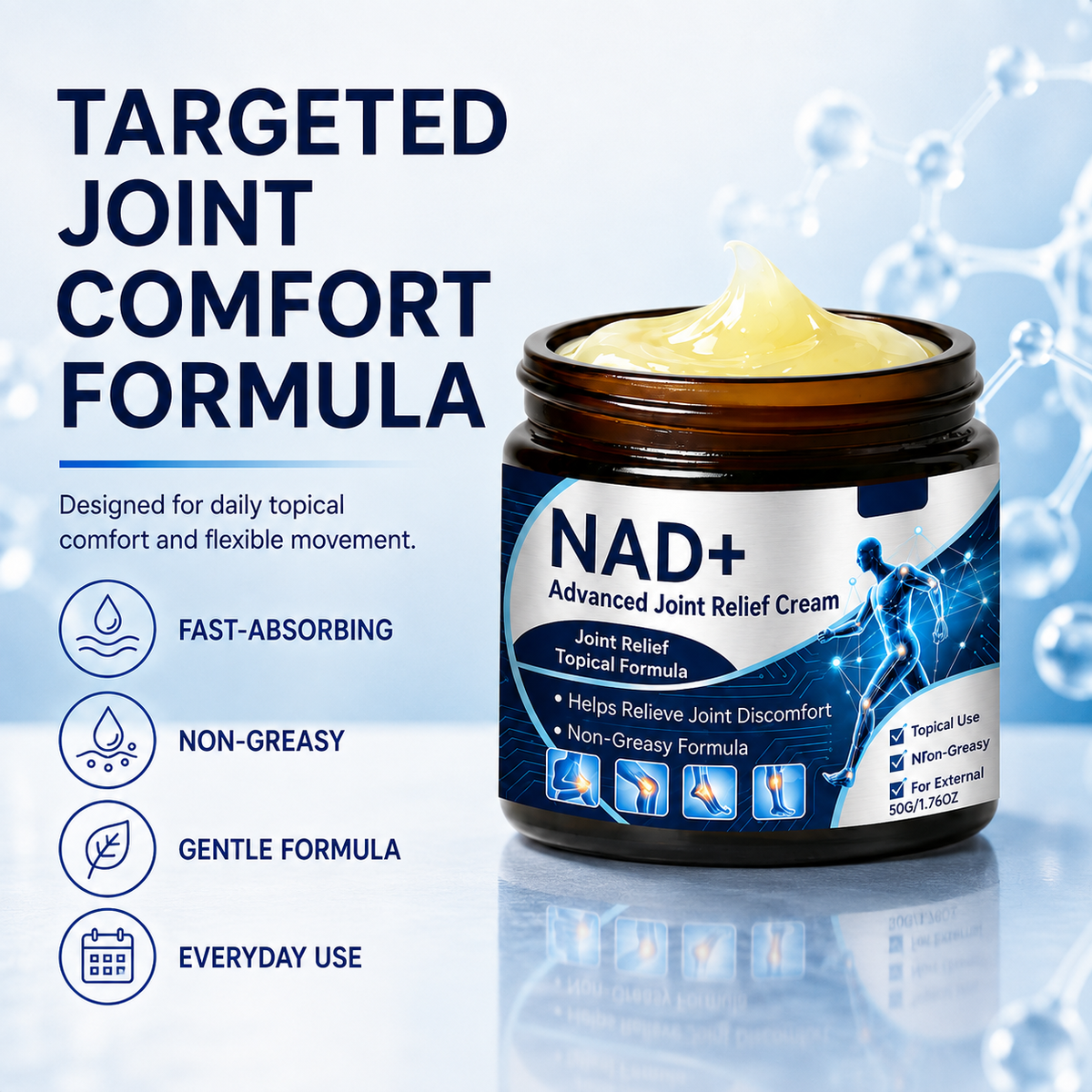Delunora® NAD+ Advanced Joint Relief Cream-Alin