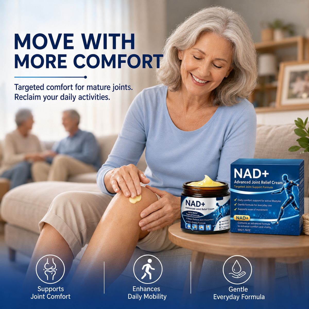 DELUNORA® NAD+ Advanced Joint Relief Cream-tan