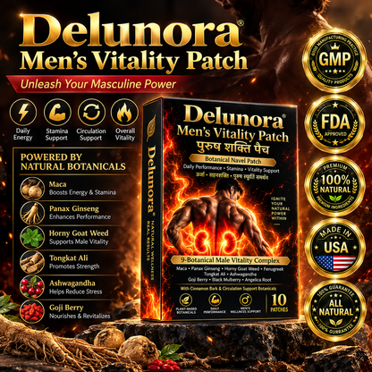 Delunora® Men's Vitality Patch - tan