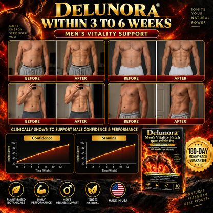 Delunora® Men's Vitality Patch - tan